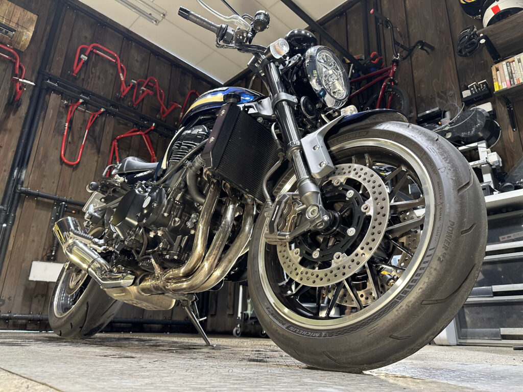 エンジン・エキゾースト周辺の施工前