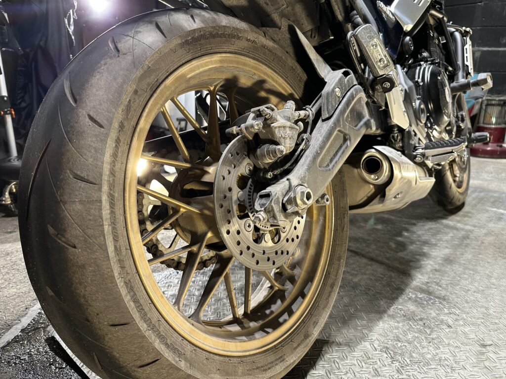 z650rs リアホイール Z650RSの施工事例｜ReBORN WORKS